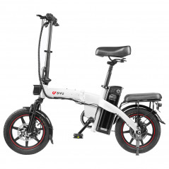 DYU A5 elektromos kerékpár 350W motor Max sebesség 25km/h Fehér