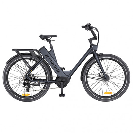 Bicicleta elétrica ENGWE P275 St - Alcance de 250 km - Cor Cinza