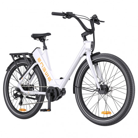 Bicicleta elétrica ENGWE P275 St - Alcance de 250 km - Cor Branco