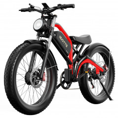 Bicicleta eléctrica DUOTTS N26 750W * 2 motores - Negra