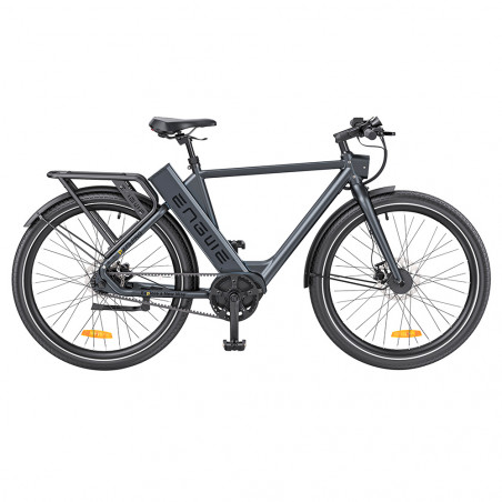 Bicicleta elétrica ENGWE P275 Pro - Alcance de 250 km - Cor Preto