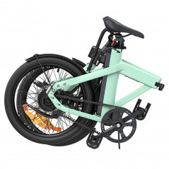 Bici elettrica verde ENGWE P20 con sensore di coppia e cintura in carbonio con autonomia di 100 km