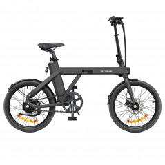 Bici elettrica ENGWE P20 grigia con sensore di coppia e cintura in carbonio, portata 100 km