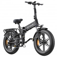 Bicicleta eléctrica plegable ENGWE ENGINE Pro 2.0 (nueva versión) 750W (pico de 1000W) 52V 16Ah Negra