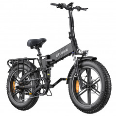 Bicicleta elétrica dobrável ENGWE ENGINE Pro 2.0 (versão antiga) 750W (pico de 1000W) 52V 16Ah preta