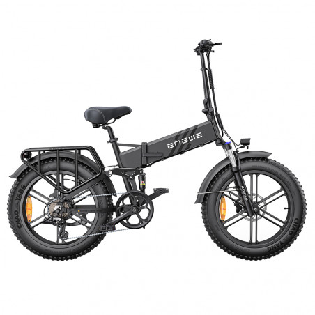 ENGWE ENGINE Pro 2.0 faltbares Elektrofahrrad (neue Version), 750 W (1000 W Spitze), 52 V, 16 Ah, Schwarz