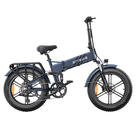 ENGWE ENGINE Pro 2.0 faltbares Elektrofahrrad (alte Version), 750 W (1000 W Spitze), 52 V, 16 Ah, Blau