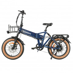 Bicicleta elétrica SAMEBIKE XWLX09-II 1000W/15Ah Azul