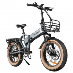 Bicicleta Elétrica SAMEBIKE XWLX09-II 1000W/15Ah Cinzento