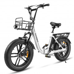 Elektromos kerékpár SAMEBIKE C05 PRO 500W/13Ah Fehér