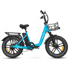 Elektromos kerékpár SAMEBIKE C05 PRO 500W/13Ah cián