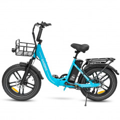 Electric Bike SAMEBIKE C05 PRO 500W/13Ah Cyan