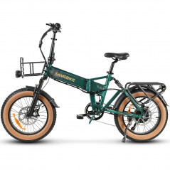 Bicicleta Elétrica SAMEBIKE XWLX09-II 1000W/15Ah Verde