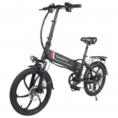 Bicicleta eléctrica plegable SAMEBIKE 20LVXD30-II negra
