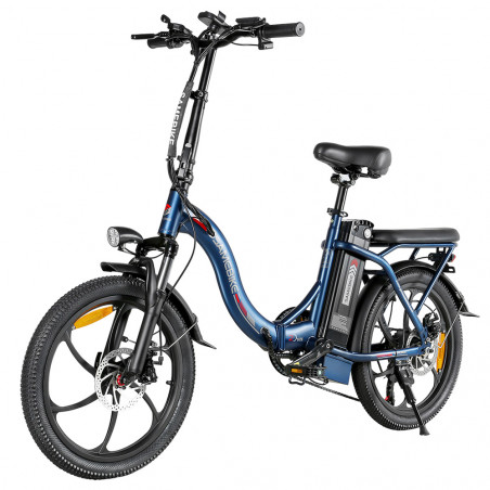 Bicicleta elétrica SAMEBIKE CY20 azul