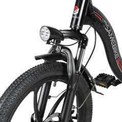 Bicicleta elétrica SAMEBIKE CY20 preta