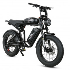 Bicicleta electrica SAMEBIKE M20-III BLACK 1000W-1200W IN CRETA Versiune cu un singur motor