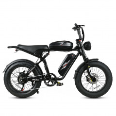 Elektromos kerékpár SAMEBIKE M20-III BLACK 1000W-1200W KRÉTÁN Egymotoros változat