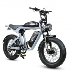 Ηλεκτρικό ποδήλατο SAMEBIKE M20-III GRAY 1000W-1200W ΣΤΗΝ ΚΡΗΤΗ Μονοκινητήρα έκδοση