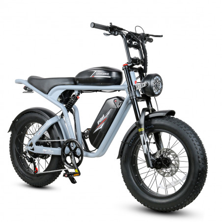 Bici Elettrica SAMEBIKE M20-III GRIGIA 1000W-1200W CRETA Versione motore singolo