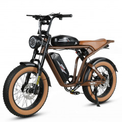Elektromos kerékpár SAMEBIKE M20-III BROWN 1000W-1200W KRÉTÁN Egymotoros változat