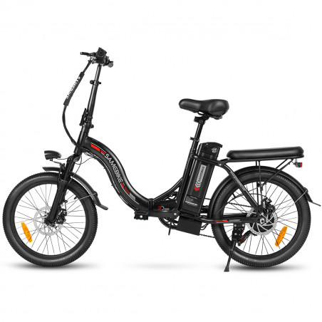 Bicicleta electrica SAMEBIKE CY20 FT neagra