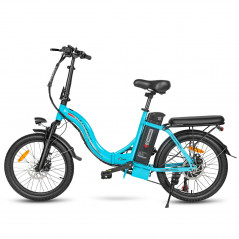 Bicicleta elétrica SAMEBIKE CY20 FT Lago Azul