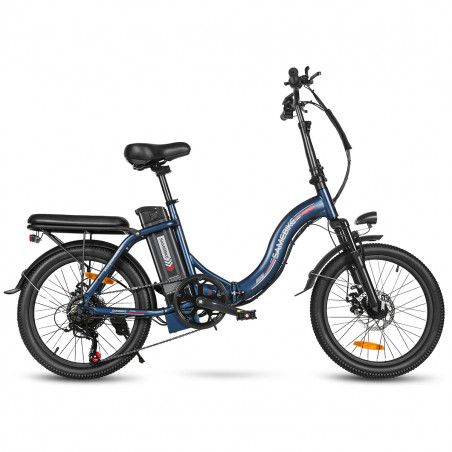 Bicicletta elettrica SAMEBIKE CY20 FT Blu