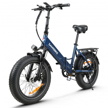 Electric Bike SAMEBIKE LOTDM200-II Blue 750W