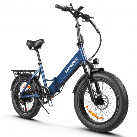 Elektrische fiets SAMEBIKE LOTDM200-II Blauw 750W