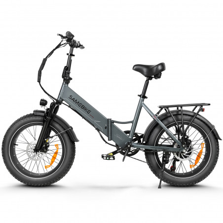 Bicicletta elettrica SAMEBIKE LOTDM200-II grigia da 750 W