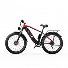 Bicicletă electrică DUOTTS F26 Neagră 26 inci 50km/h 48V 20Ah 750W Motor dublu