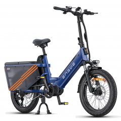 ENGWE LE20 Electric Cargo Bike Blue 250W 1 Battery 19.2AH