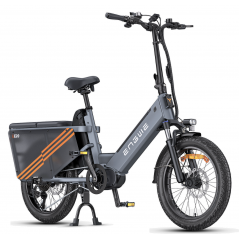 Bici da carico elettrica ENGWE LE20 Grigia 250 W 1 batteria 19,2 Ah