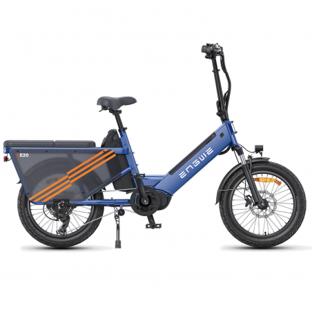 Bicicleta de carga eléctrica ENGWE LE20 Azul 250W 2 Baterías 38.4AH