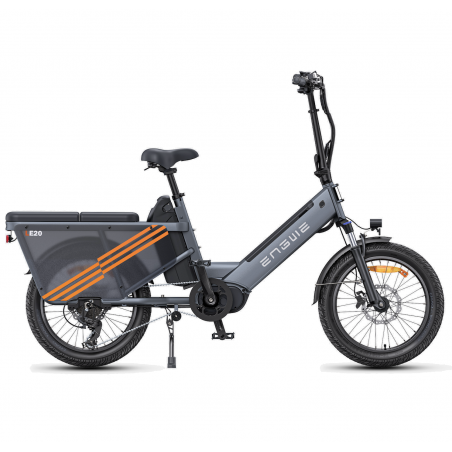 Bicicleta electrica cargo ENGWE LE20 Gri ​​250W 2 baterii 38.4AH