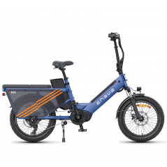 ENGWE LE20 Electric Cargo Bike Blue PASSENGER VERSION 250W 2 Batteries 38.4AH