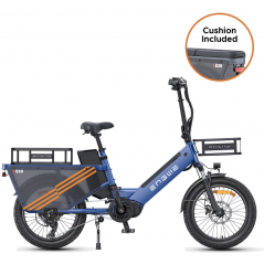 ENGWE LE20 Elektro-Lastenfahrrad Blau LADEVERSION 250W 1 Batterie 19,2AH