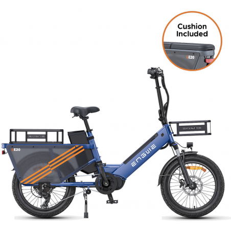 Bici da carico elettrica ENGWE LE20 Blu VERSIONE DI RICARICA 250 W 1 Batteria 19,2 Ah