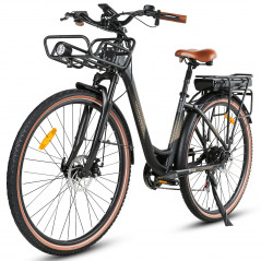 Bici elettrica Samebike RS-A07 Nera 500W 35km/h 36V 13Ah