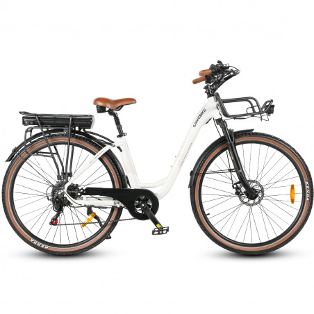 Bicicleta Elétrica Samebike RS-A07 Branca 500W 35km/h 36V 13Ah