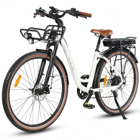 Elektrisk cykel Samebike RS-A07 Hvid 500W 35 km/t 36V 13AH