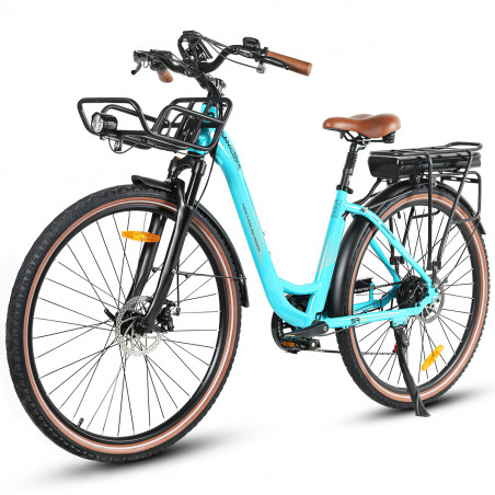 Bicicleta Elétrica Samebike RS-A07 Lago Azul 500W 35km/h 36V 13Ah