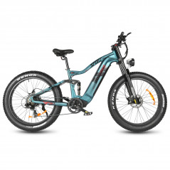 Samebike RSA08-II Bicicleta electrica albastra 1000W 45km/h 48V 17Ah