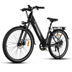 Bicicleta eléctrica Samebike RS-A01 Pro Negra 500W 36V 15Ah