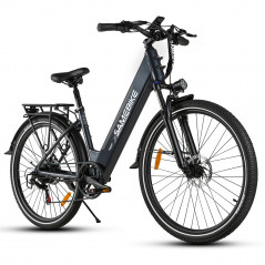 Bicicleta eléctrica Samebike RS-A01 Pro gris 500W 36V 15Ah