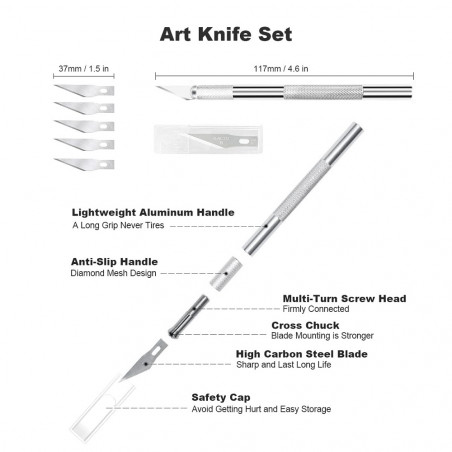 Kit de ferramentas 3D Résine - 40 peças de mding para impressora