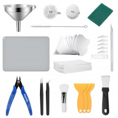 Kit d'outils 3D en résine - 40 pièces mintion pour imprimante