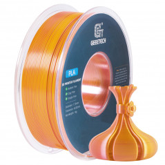 Filament PLA Bicolor în aur și cupru geeetech