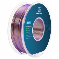 Filament PLA soyeux bicolore or et violet de Geeetech